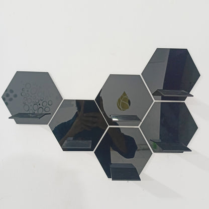 Acrylic Hexagon Wall Decor